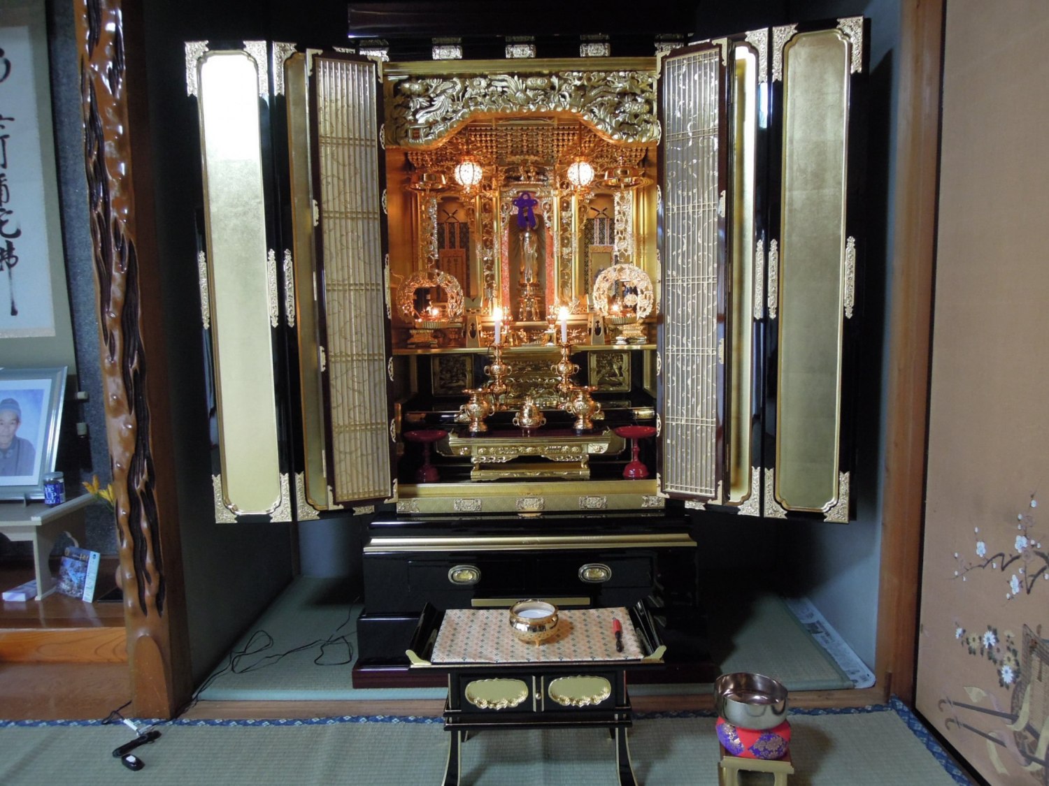 麗光堂のお客様 仏壇のお洗濯で新品同様に蘇った記念写真